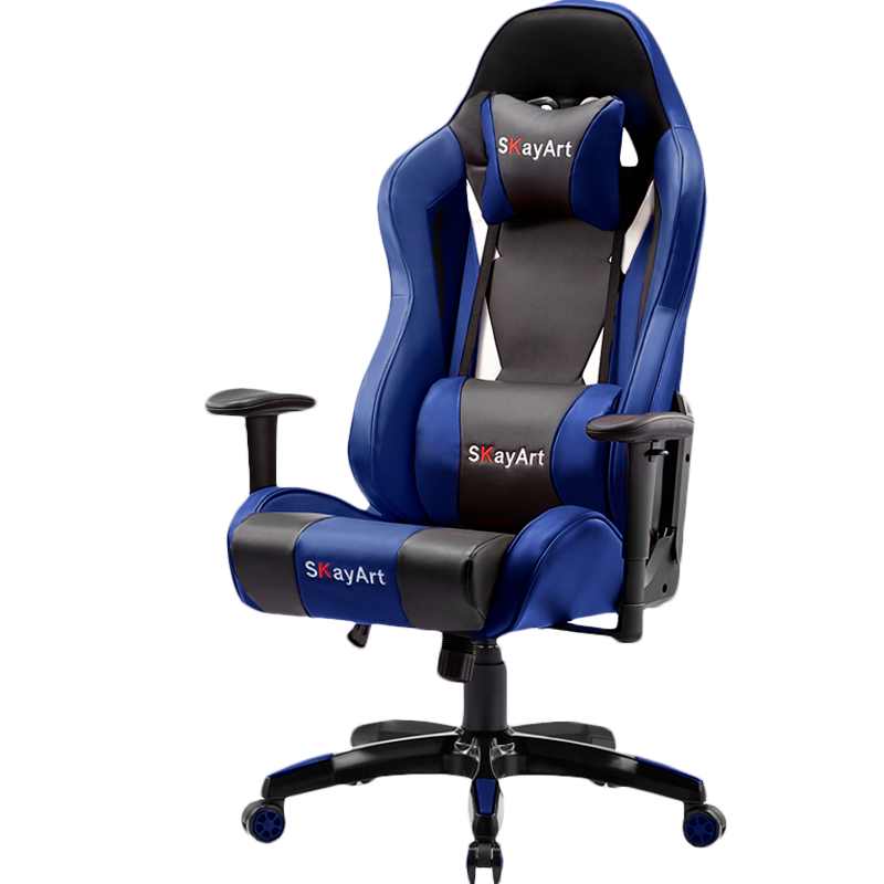 舒客艺家 电竞椅 电脑椅主播椅家用游戏座椅人体工学椅办公椅子靠背椅lol 吃鸡转椅 赵云蓝