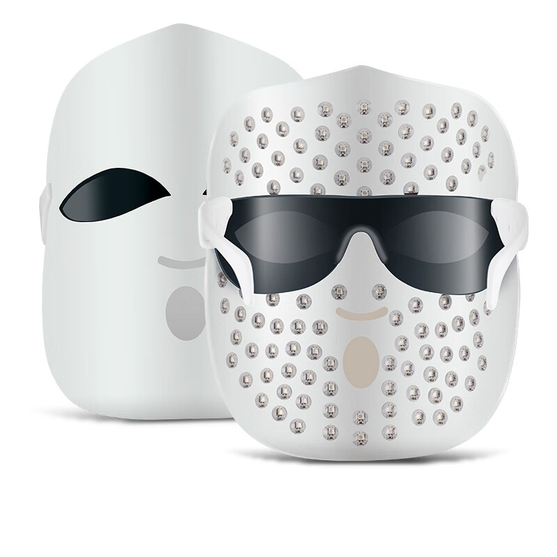 金稻美容儀家用臉部面膜紅藍橙光大排燈led光子面罩面膜導入面部 108顆燈