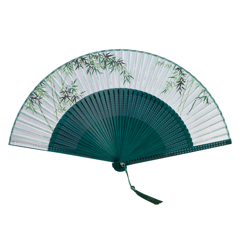 極度空間 折扇中國(guó)風(fēng)扇子女式古風(fēng)夏天竹扇漢服旗袍舞蹈扇生日禮物送朋友