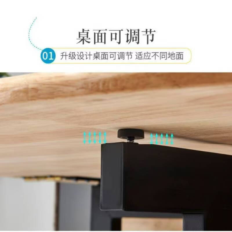 古木鑫实木折叠桌家用小户型可移动创意折叠餐桌家庭聚会10人吃饭大圆桌 1.4米橡木圆桌+0.9米钢化玻璃转盘