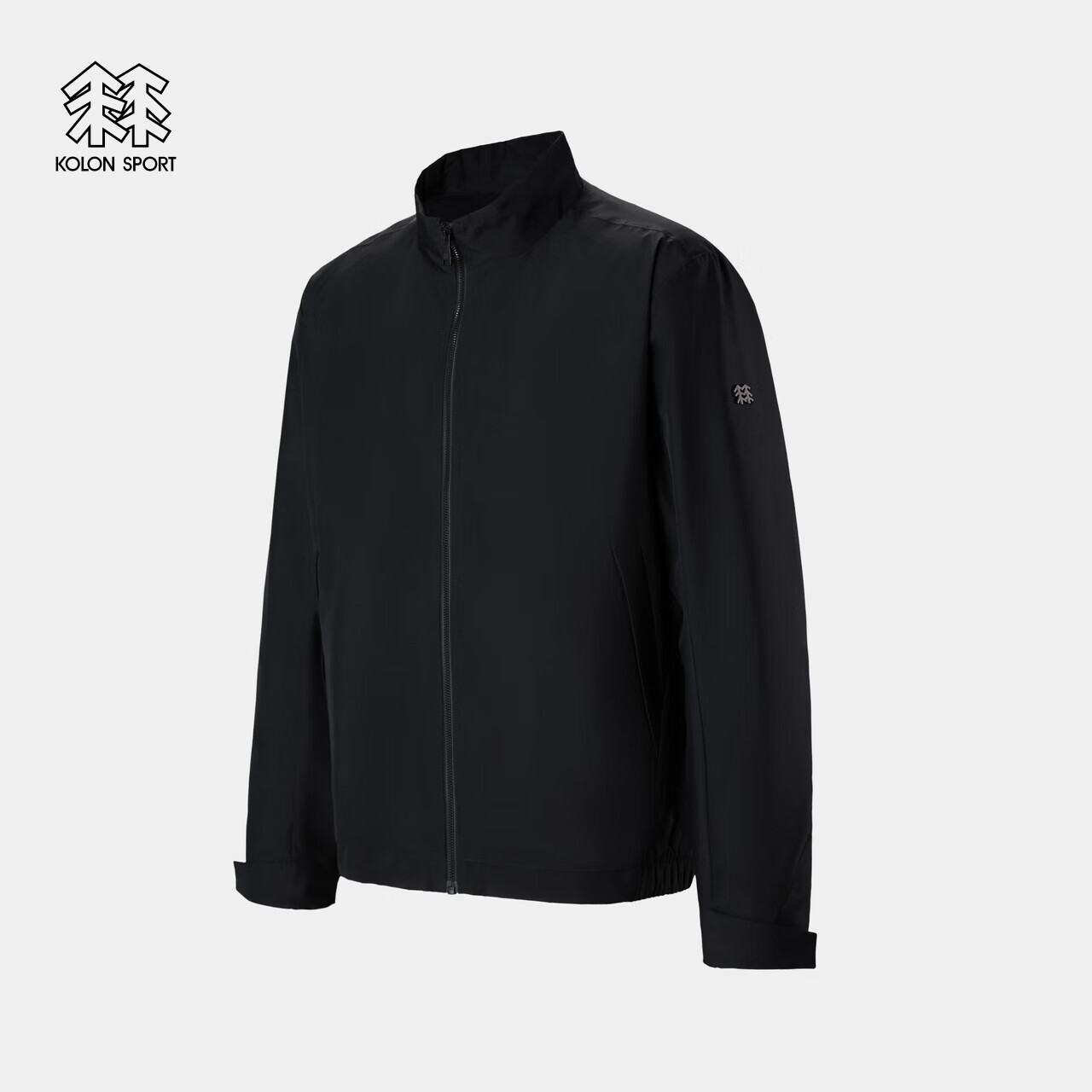 KOLON SPORT/可隆防水软壳夹克 男子GTX 2L商务防风透湿耐磨立领外套 LHWJ5MT815-BK 黑色 XL 180/100A