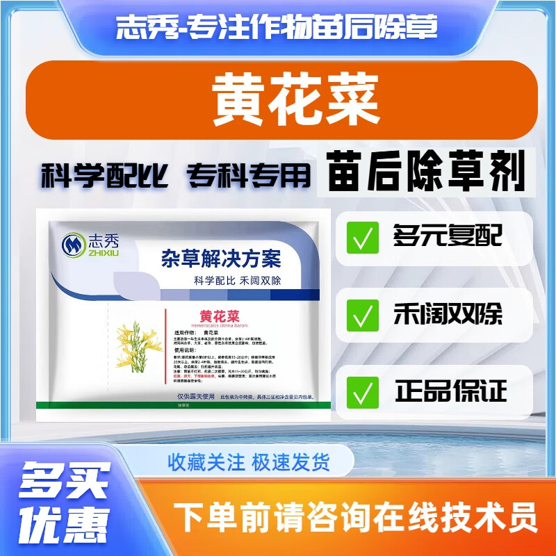 黄花菜除草剂黄花菜专用苗后除草剂黄花菜除草剂金针菜苗后除草剂 60g