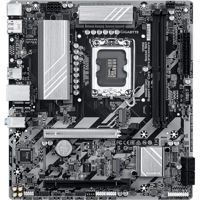 技嘉 超耐久B860M D2H DDR5 图 3