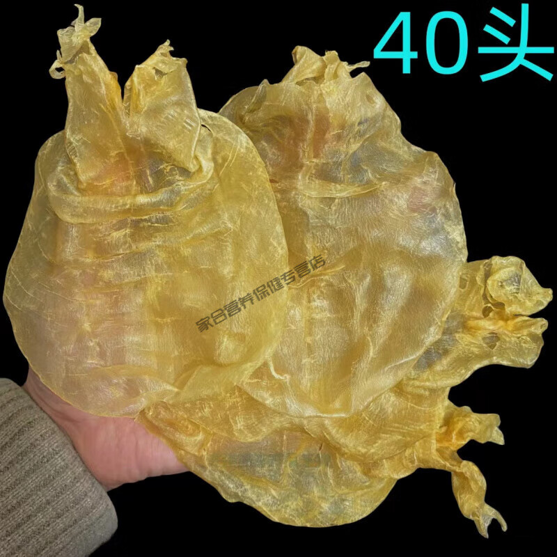 甲肚越南蜘蛛胶深海野生花胶鱼胶干货备孕孕期月子滋补闹仔胶 6年【40