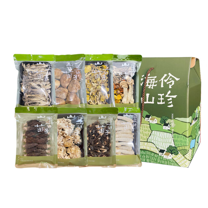 海伶山珍 | 丰年菌菇礼盒470g/盒 470g 1箱