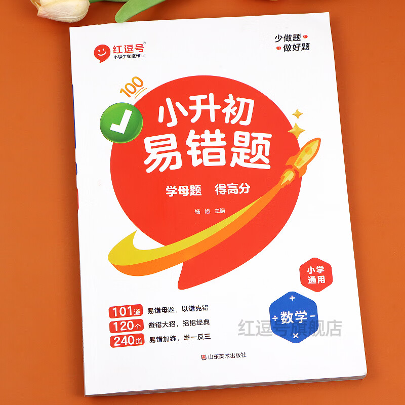 2024红逗号小升初易错题通用版三四五六年级数学专项强化思维训练小升初数学高频易错考点归纳汇总寒假总复习资料详解详析提分巩固 【数学】易错题丨易错点专项训练 小学升初中
