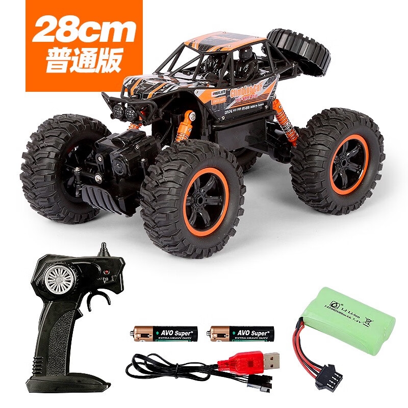 wjio美致高速四驱遥控汽车攀爬车充电动男孩儿童玩具越野车赛跑车模型