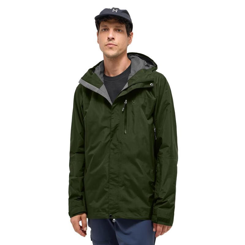 HAGLOFSAstralGTXII防風防水透氣調節沖鋒衣男 Seaweed Green XXL