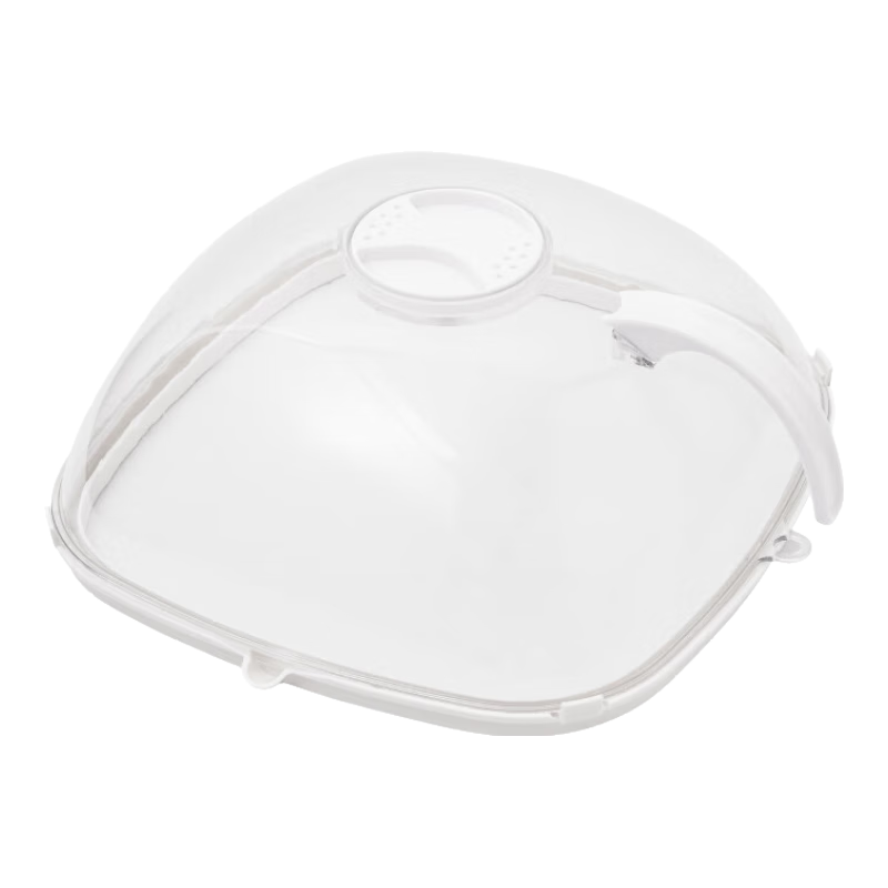 Imakara【精选】微波炉盖防溅保温菜罩盖菜防尘罩饭菜盖子热菜专用器 升级款方形【带把手、带导流槽】
