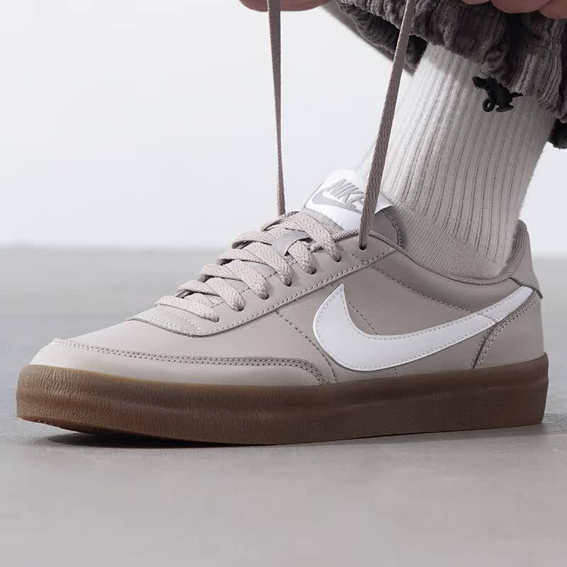 耐克（NIKE）休闲鞋男鞋2026夏季新款Killshot2 J Crew联名低帮滑板鞋运动鞋 HM9431-001大学灰/橡皮中褐 42 (内长265mm)