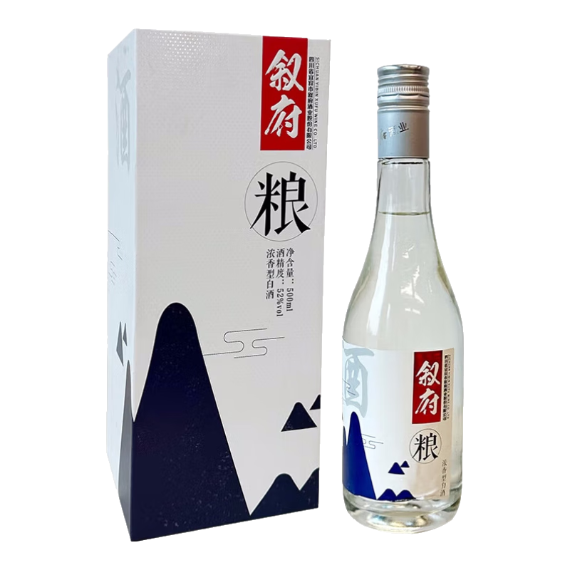 叙府酒 五粮浓香型白酒 商务宴请 收藏送礼 国产白酒 52度 500mL 1瓶 叙府粮