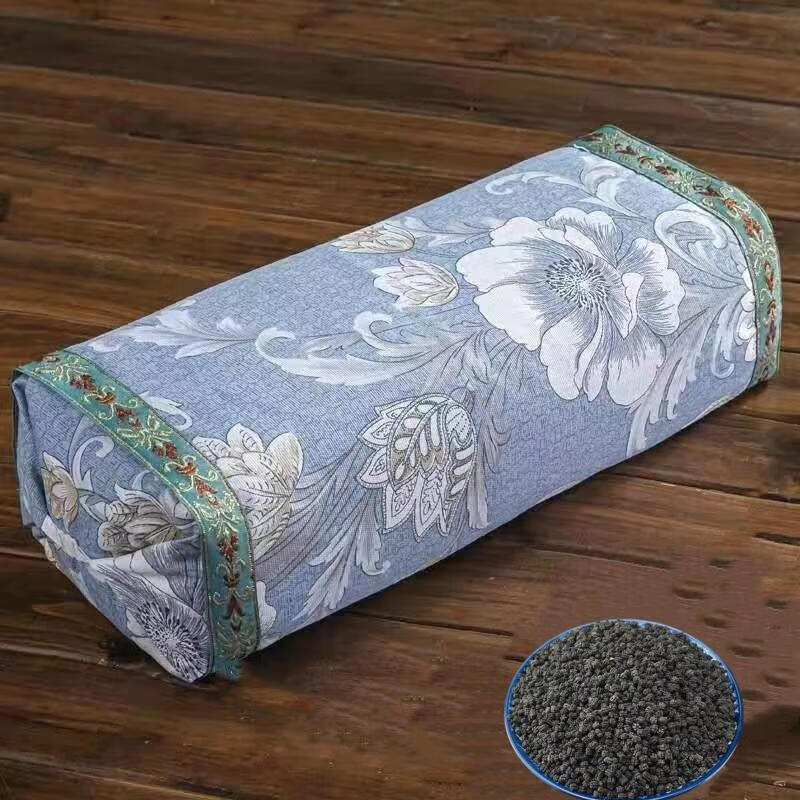 純蠶砂枕頭蠶沙大人成人通用中藥兒童嬰兒蠶糞蠶屎頸椎枕 1號花色5斤細沙