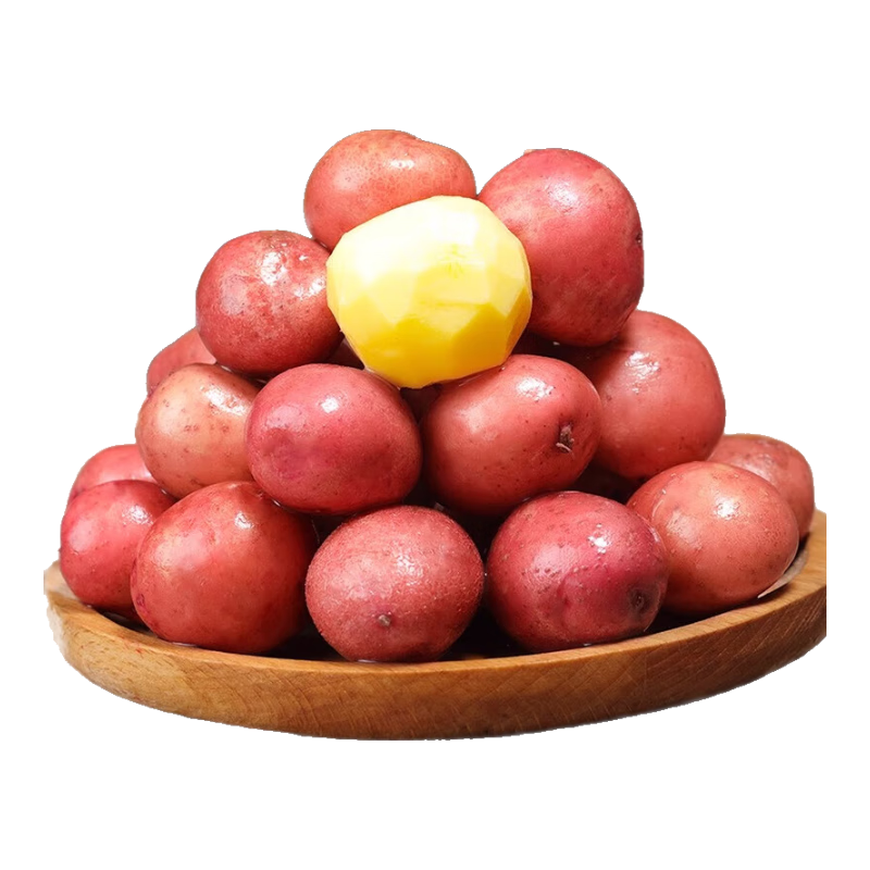 北森南屿云南新鲜红皮土豆红皮黄心马铃薯乡村洋芋高原现挖蔬菜 5斤小果