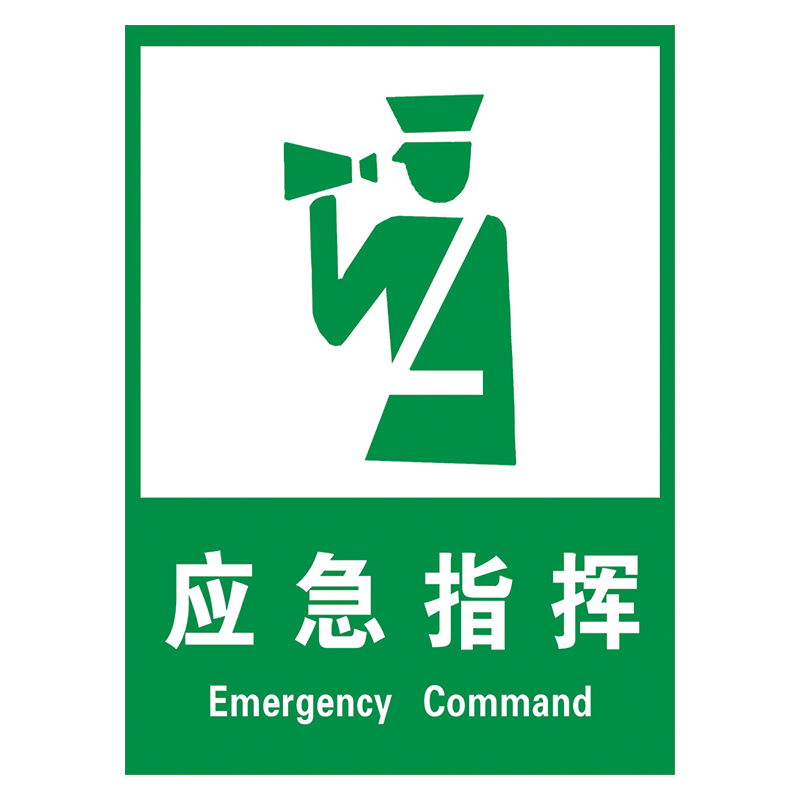 定制公共安全指示应急避难场所标志标识牌应急物资储备提示标示牌标贴