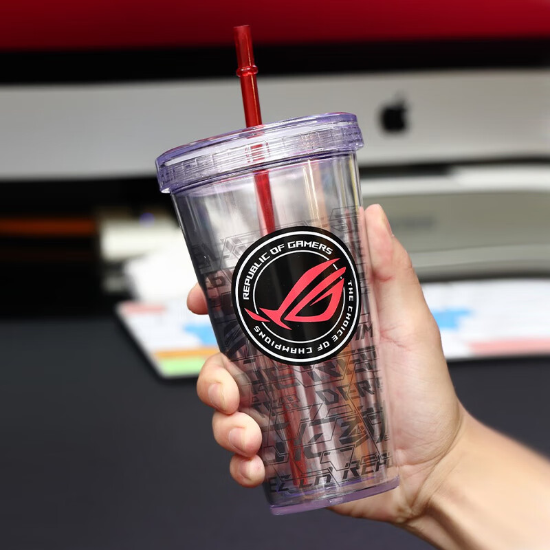 ROG玩家国度周边 桌面实物摆件 信仰周边 ROG周边 ROG耳机支架/吸管杯/暖暖桶/工具包 ROG吸管杯