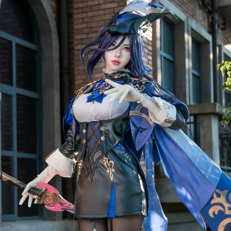 沐潼熊克洛琳德神cos服原元神枫丹决斗代理人cosplay网游周边角色扮演 cos服(含配饰) L