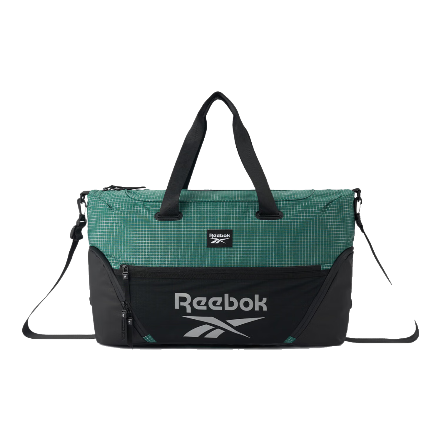 REEBOK銳步防潑水大容量健身運(yùn)動(dòng)包可拆卸肩帶多場(chǎng)景通勤旅行包 綠色