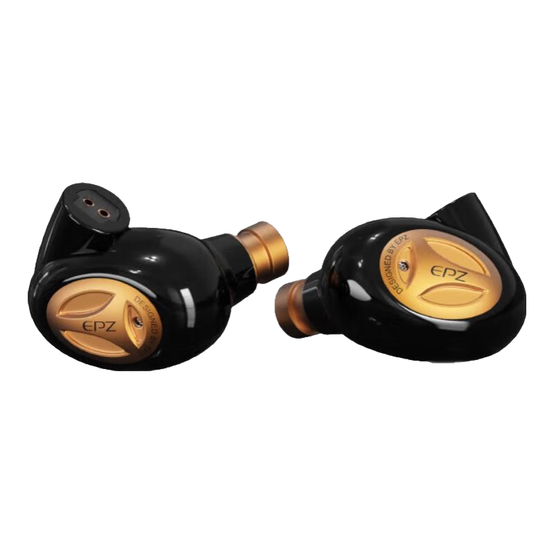 EPZ Q5pro有線耳機(jī)HiFi發(fā)燒高保真純凈柏林音質(zhì)入耳式動圈樹脂音樂耳麥0.78雙針可換線聽歌游戲?qū)W生 玄黑無麥【音質(zhì)百分滿意】3.5mm