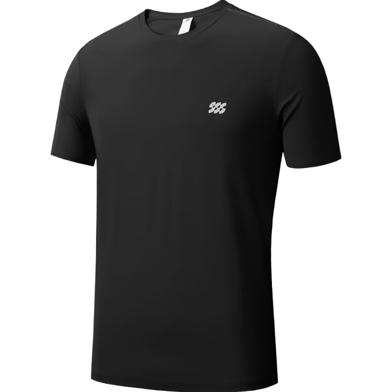 HLA海澜之家短袖T恤25夏季海星条面料运动三体联名系列凉感短袖男夏 藏青8V L 175/92A 推荐137~150斤