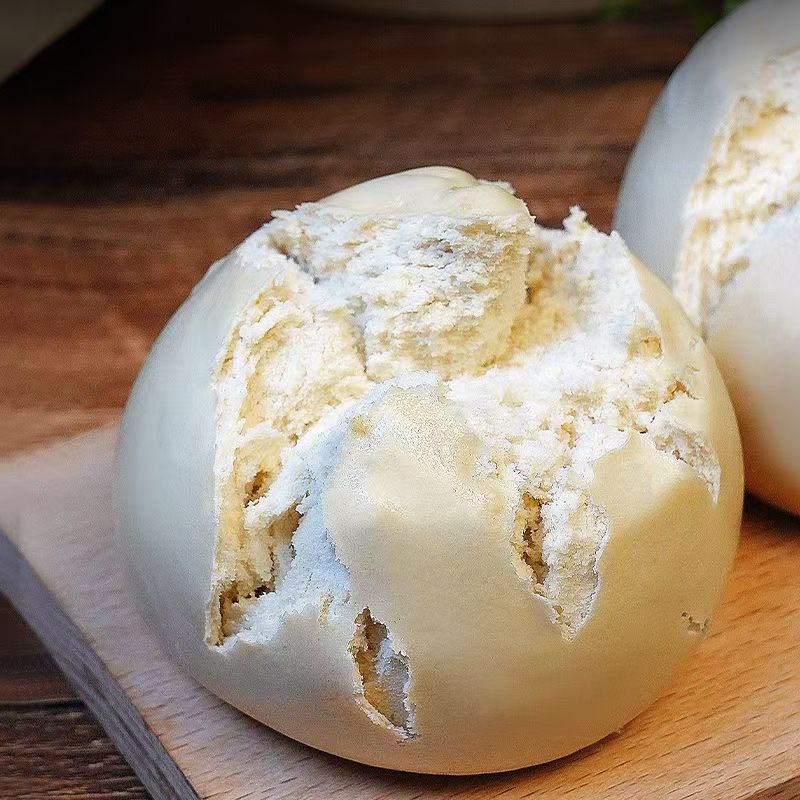 山东老面开花馒头手工戗面纯碱馒头碱香大馒头碱水馍馍早餐食品 山东碱香开花馒头16个【4.8斤】