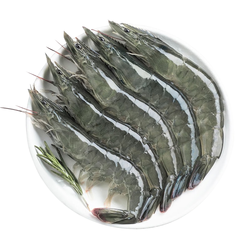 靈略 國(guó)產(chǎn)青島大蝦 3斤30-45只鹽凍白蝦大蝦基圍蝦對(duì)蝦 海鮮生鮮 蝦類