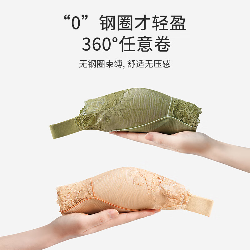 爱戴内衣女调整型圆盘胸聚拢上托显大宽肩带薄款透气大胸显小夏季文胸 黑色 90C (薄杯约0.6CM)