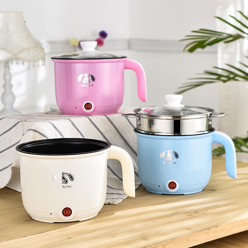 小电锅火锅家用宿舍用电煮锅迷你便捷小电饭锅电饭煲使用2-3人煮饭