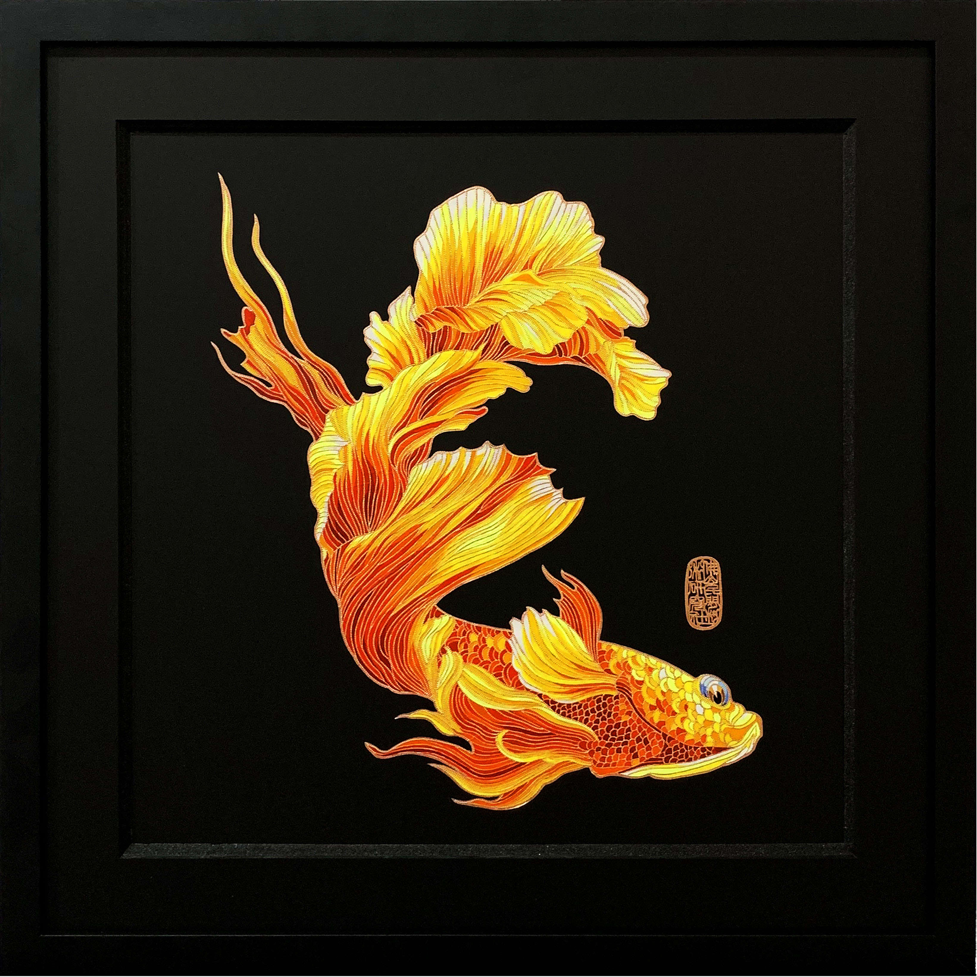 ywzr非遗文化佛山铜凿剪纸斗舞纯手工文创工艺品家居装饰商务礼品