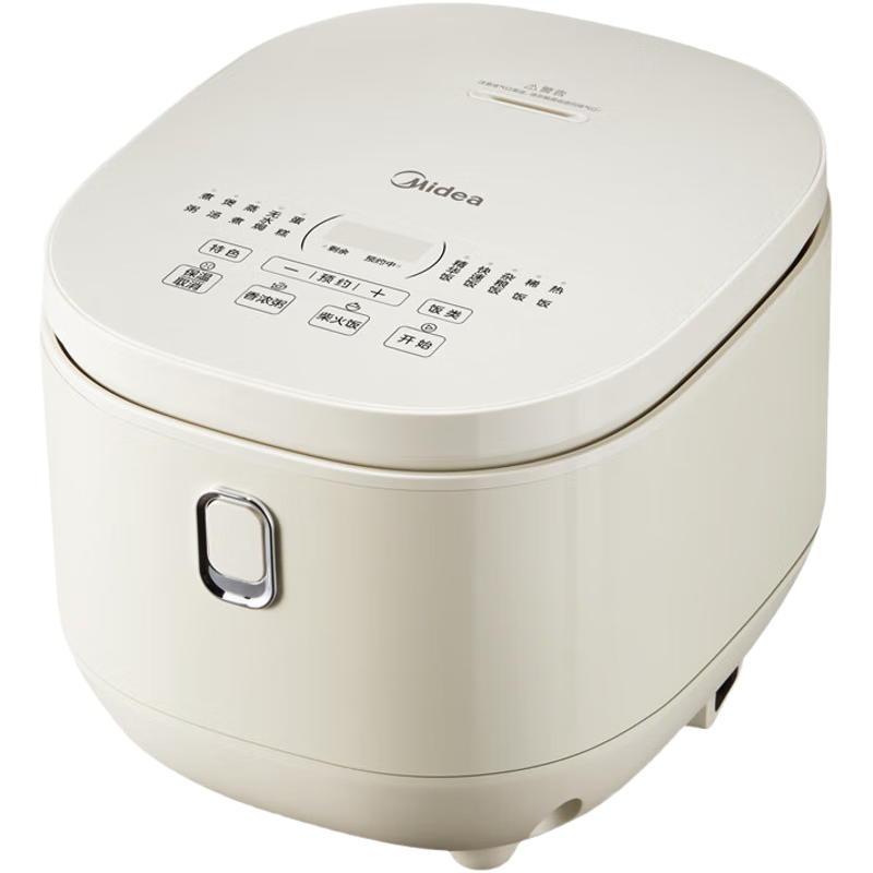 美的（Midea）电饭煲 家用3-4-5-8个人家用大容量多功能智能电饭锅抗菌青瓷银钻内胆定时不粘内胆微压国家补贴 升级银钻内胆-AFB4041RL- 4L