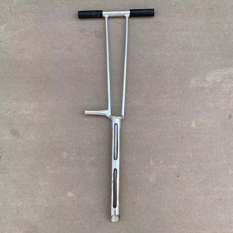 深孔打洞器打洞機(jī)大棚鋼管插管農(nóng)用打洞機(jī)扎籬笆沙土打坑插竹器 直徑3.2厘米 筒高40厘米
