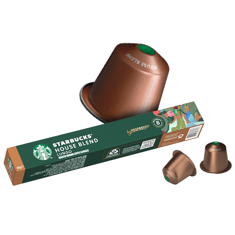 �ǰͿˣ�Starbucks�����ҿ��� ��ѡ�ۺ��к�ڿ���5.7g*10��  ����Nespresso���һ� 46.46Ԫ(������)