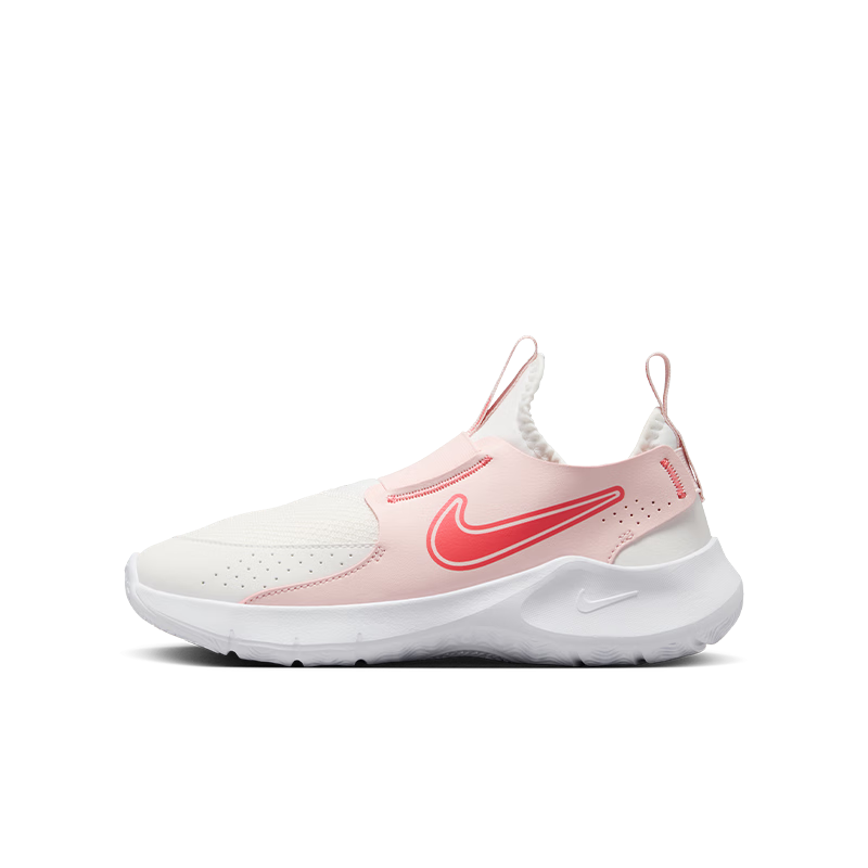 NIKE 耐克男女童运动鞋FLEX RUNNER 3一脚蹬易穿脱缓震支撑儿童跑步鞋 FN1294-104 36 【建议脚长23cm】