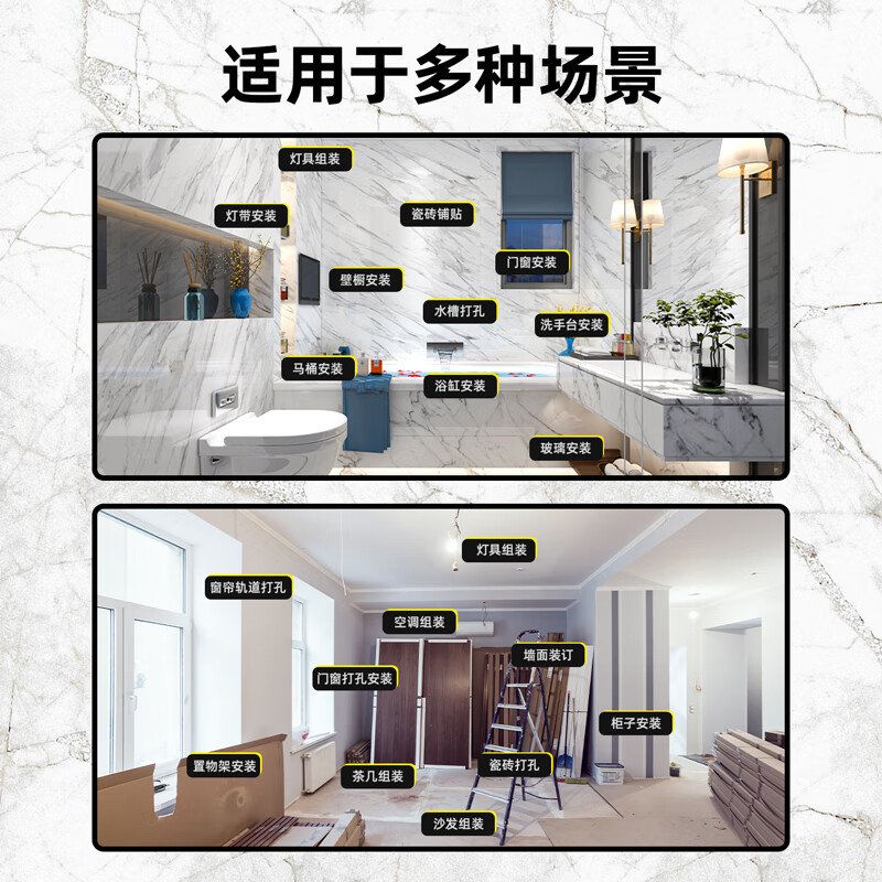 得力(deli)家庭家用工具箱套装电工木工电讯维修组套全套五金工具多功能省力 性价比【手动工具 含外盒8件】