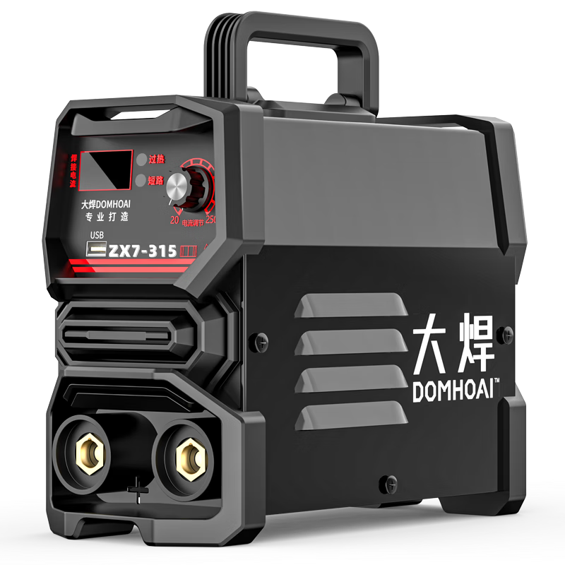 大焊電焊機(jī)ZX7-315家用小型220v單電壓兩相直流手提焊機(jī)智能8米線套餐