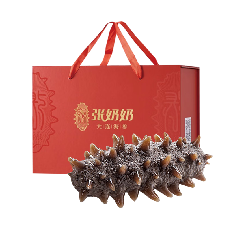 张奶奶大连即食海参800g 24-36头 高品质无污染 海鲜水产 礼盒款 送礼