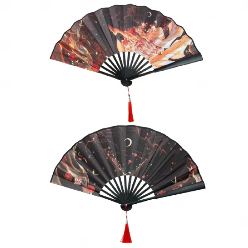 zkhe天官赐福周边扇子折扇树藤花雨红伞动漫谢怜花城生日礼物 树藤