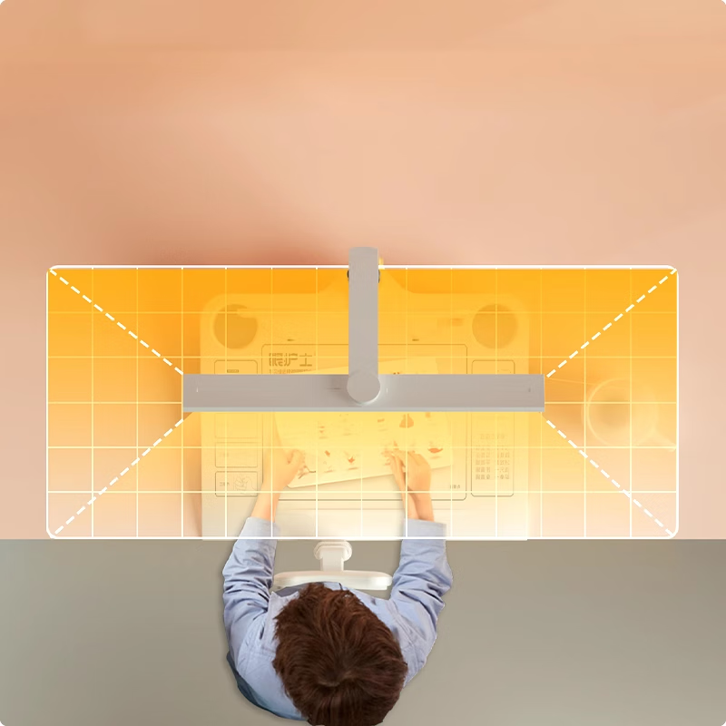 眼护士儿童坐姿矫正器小学生书桌写字姿势矫正器防近视写作业坐姿纠正器视力保护器防低头保护支架护眼灯 【红光护眼灯】矫正+充插电护眼灯+小书架+学习台 触摸开关