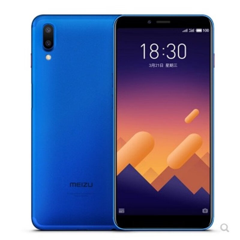 魅族全新未拆封 魅蓝S6移动4G E3侧边指纹电信4G手机 魅蓝 E3 蓝色移动+电信4G 64GB