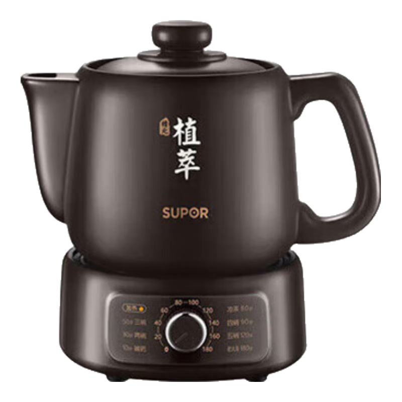 蘇泊爾（SUPOR）中藥鍋煎藥壺中藥壺養(yǎng)生壺全自動(dòng)藥壺熬藥鍋藥膳煲陶瓷家用熬中藥鍋電子熬藥罐電砂鍋煎藥機(jī)煮藥壺 【煎藥免看管】溫潤陶瓷壺 3L SW-30Y05