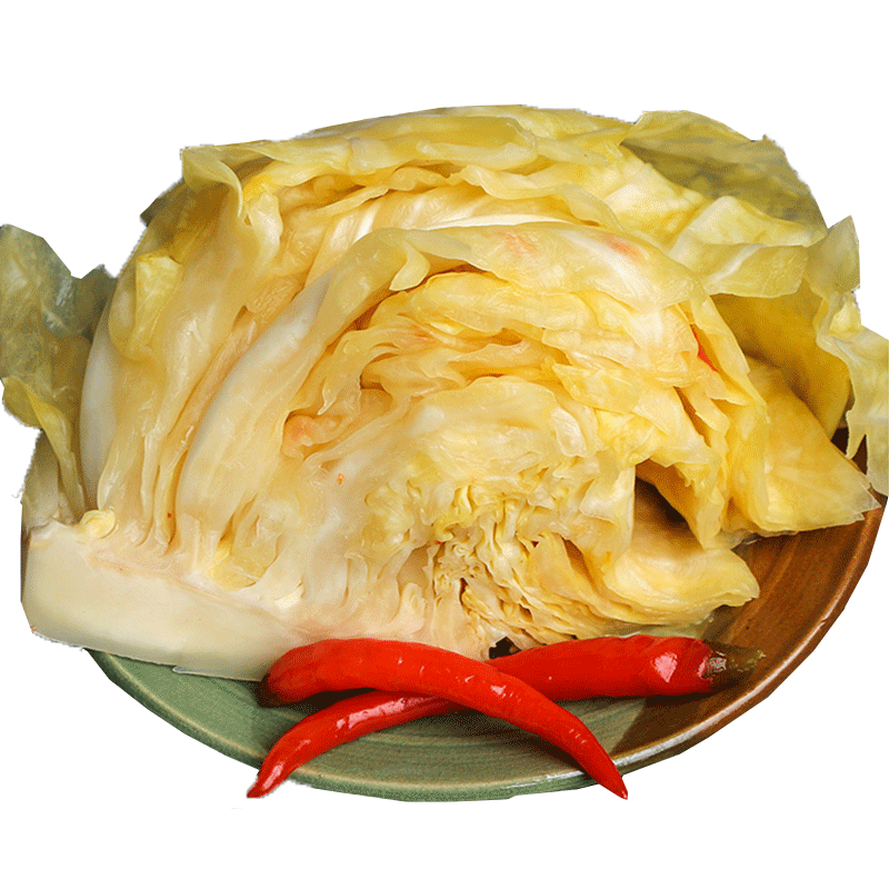 蜀和春下饭菜酸辣泡包菜四川特产农家自制手工泡菜卷心菜白菜250g*2袋