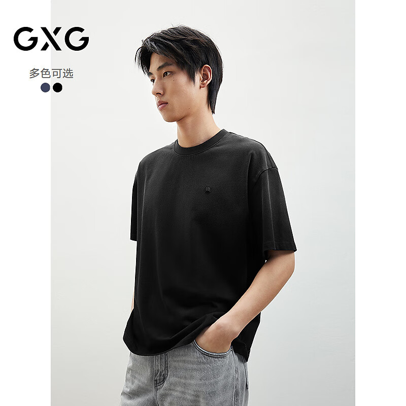 GXG��װ 2025��Ʒ�ļ�GXG��ʿ���л�����Լ����С�꾭��Բ������� ��ɫ L 86.8Ԫ