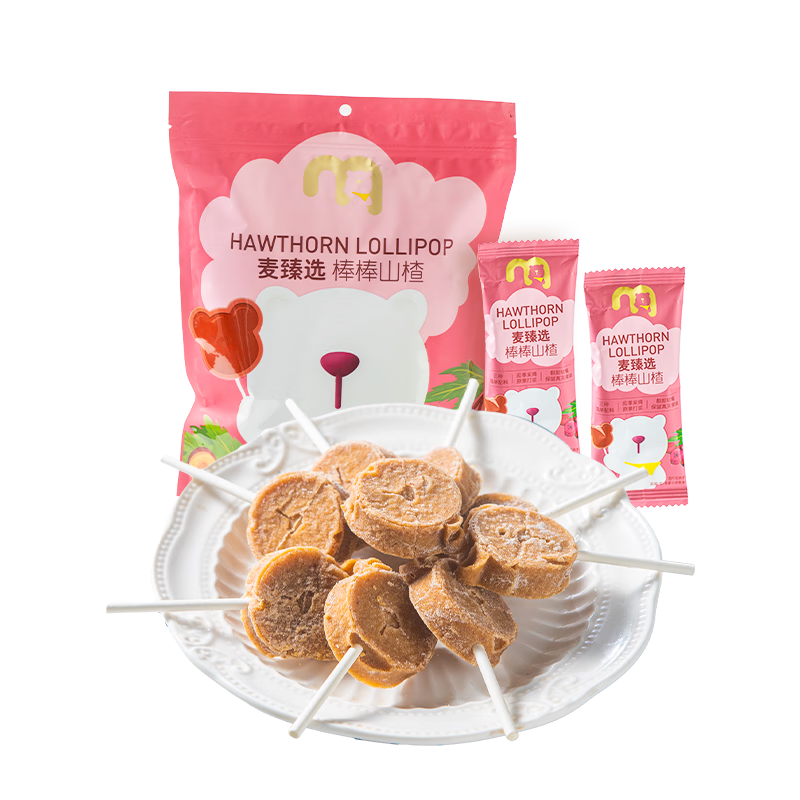 麦臻选【麦德龙超市】棒棒山楂无防腐添加剂小开胃小零食独立包装360g