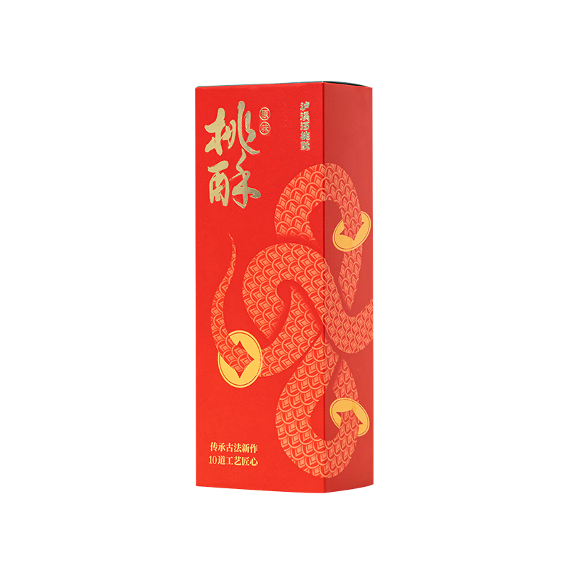 泸溪河原味经典功夫桃酥320g 南京特产面包糕点点心礼盒休闲零食