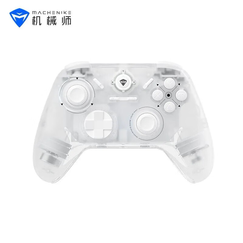 机械师G1pro手柄三模无线游戏手柄支持switch 手机Steam电脑手柄 G1再次升级G1pro专业版--透明白