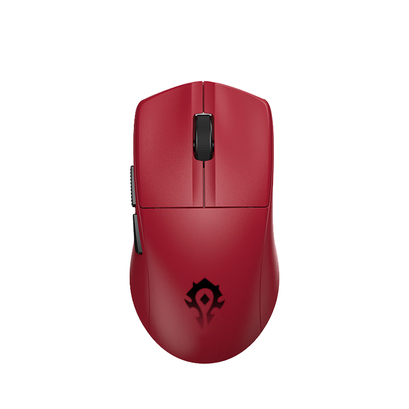 暴雪（BLIZZARD）YGK01魔兽世界官方正版电竞游戏无线鼠标2.4G三模49g轻量化游戏鼠标-部落红