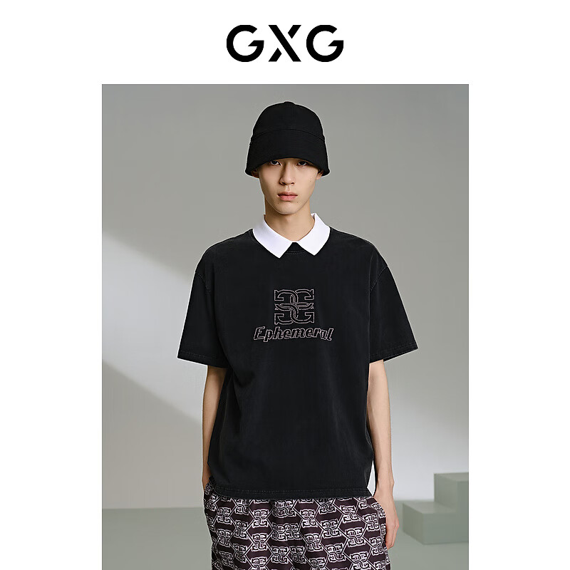 GXG��װ ���ɫˮϴԲ�����T���ļ���ƷG24X442032 ���ɫ L 105.6Ԫ