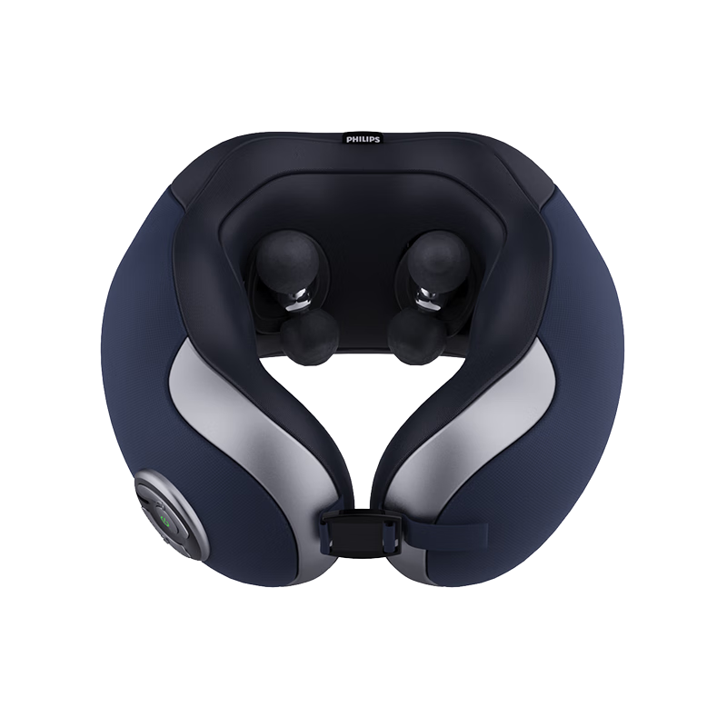 飛利浦（PHILIPS）頸椎按摩儀 肩頸按摩器抓揉熱敷家用按摩枕環(huán)頸U型枕承托護(hù)頸儀 5102N 生日禮物女男朋友節(jié)日禮品