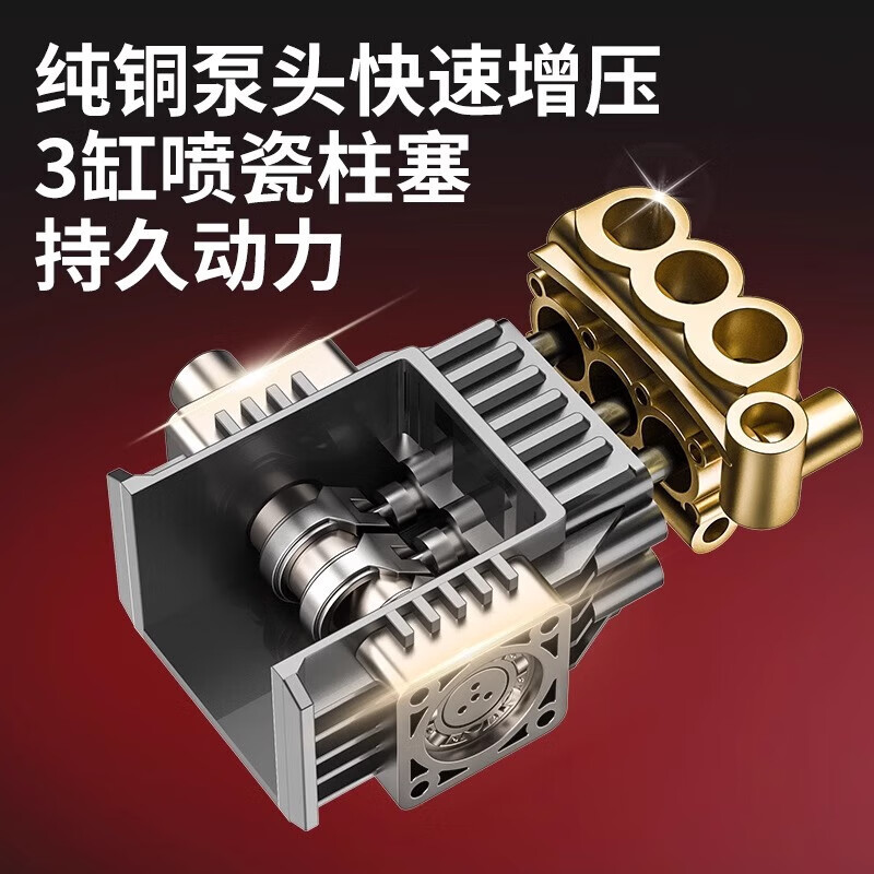 黑猫梓歌高压洗车机商用清洗机220V家用洗车水枪大功率养殖场洗地机洗车机 6.0kW 220V四极电机640斤压力+20米出水管+卷管器