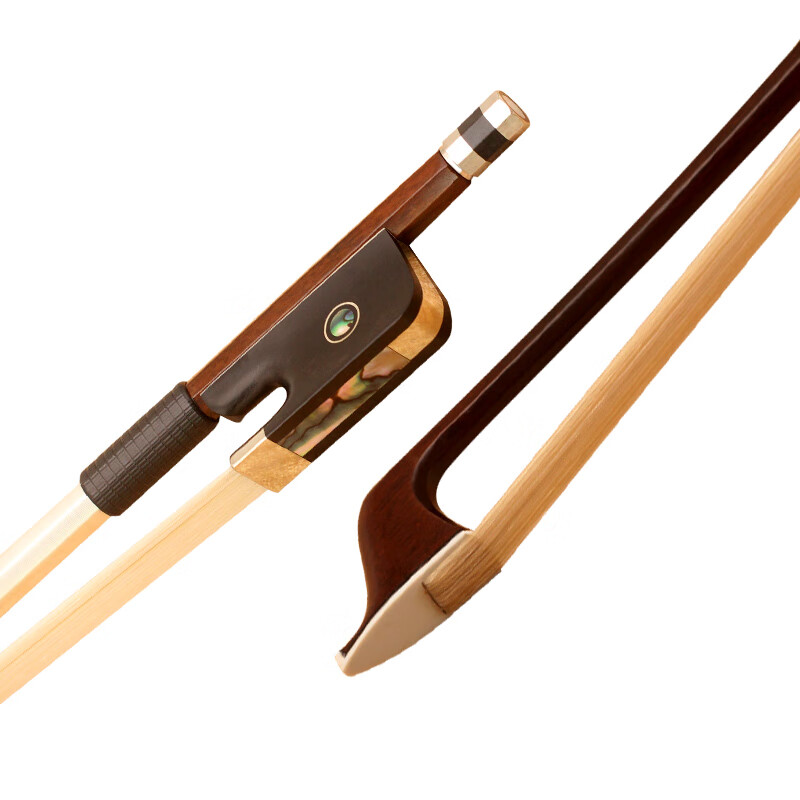 青歌 乐器gd101巴西木4/4大提琴弓子演奏纯马尾大提琴弓子弓毛 4/4 大