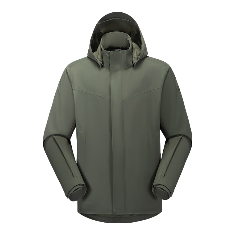 巍德（VAUDE）軟殼衣耐磨防刮士徒步登山騎行輕量夾克防風(fēng)防水沖鋒衣外套男 莫爾湖綠 L
